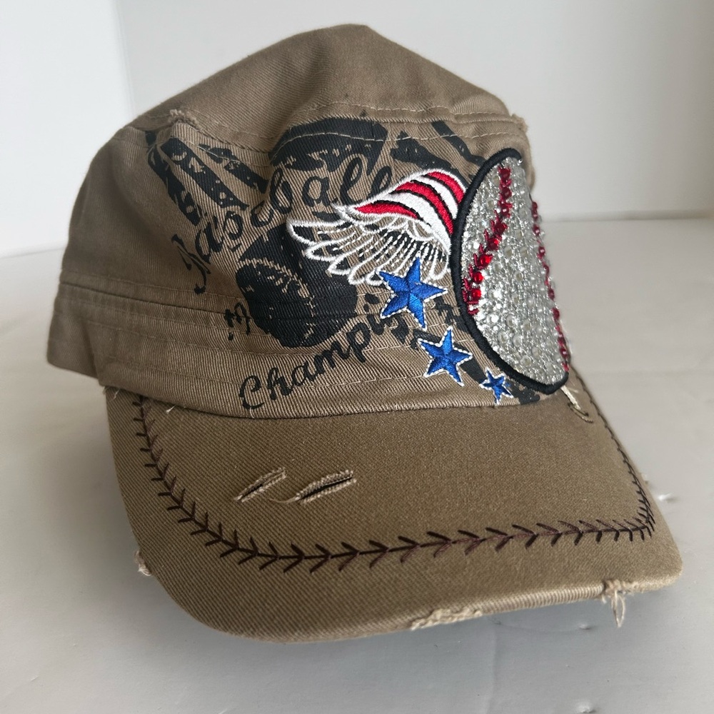 Tan and Red Stylish Hat for Accessories Lovers